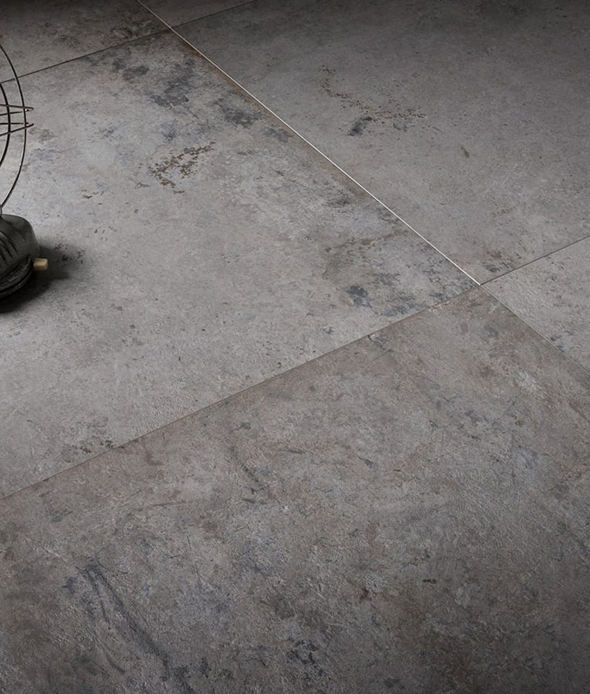 Carrelage imitation pierre DOVER SOOT 60x60 cm - R10 - Rectifié - 1.08m²