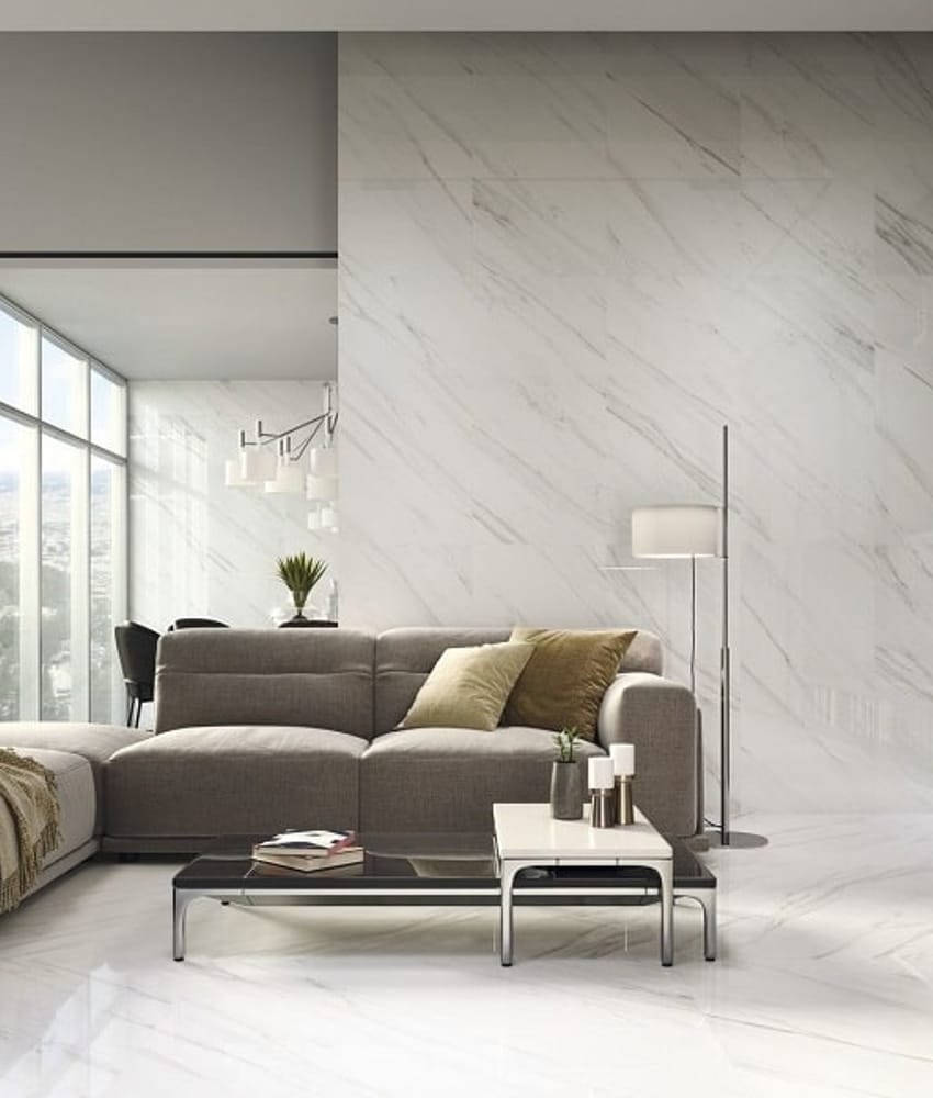 Carrelage marbré brillant 60x60 cm VALENCIA rectifié - 1.08m²