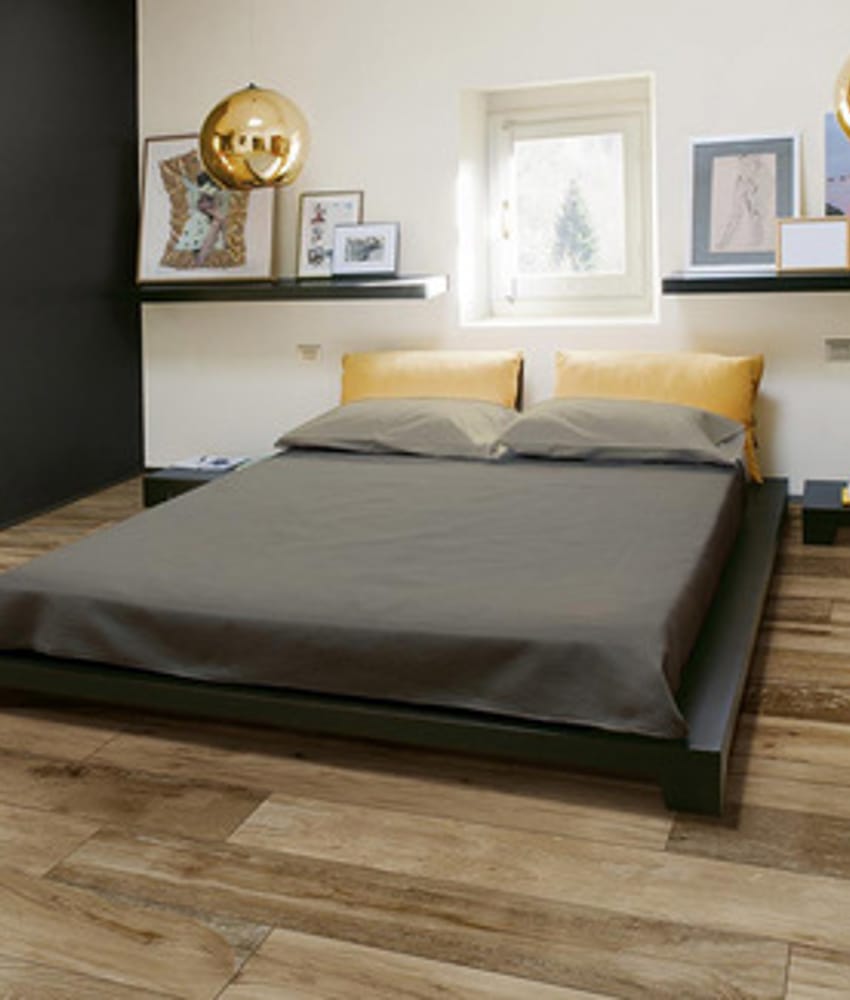 Carreau imitation bois ANTI DERAPANT 40x120 cm WOODMANIA Caramel 2 cm - 0.48 m²