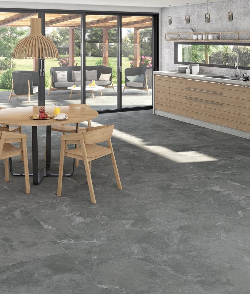 Carrelage aspect pierre LAIA GRIS 59,3X59,3- 1,41 m²