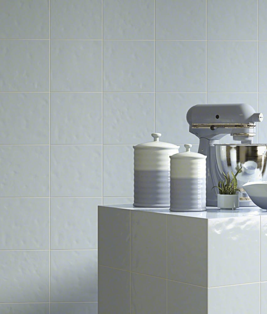 Faience murale décorée PANAMA CELESTE    20X20- 1 m²