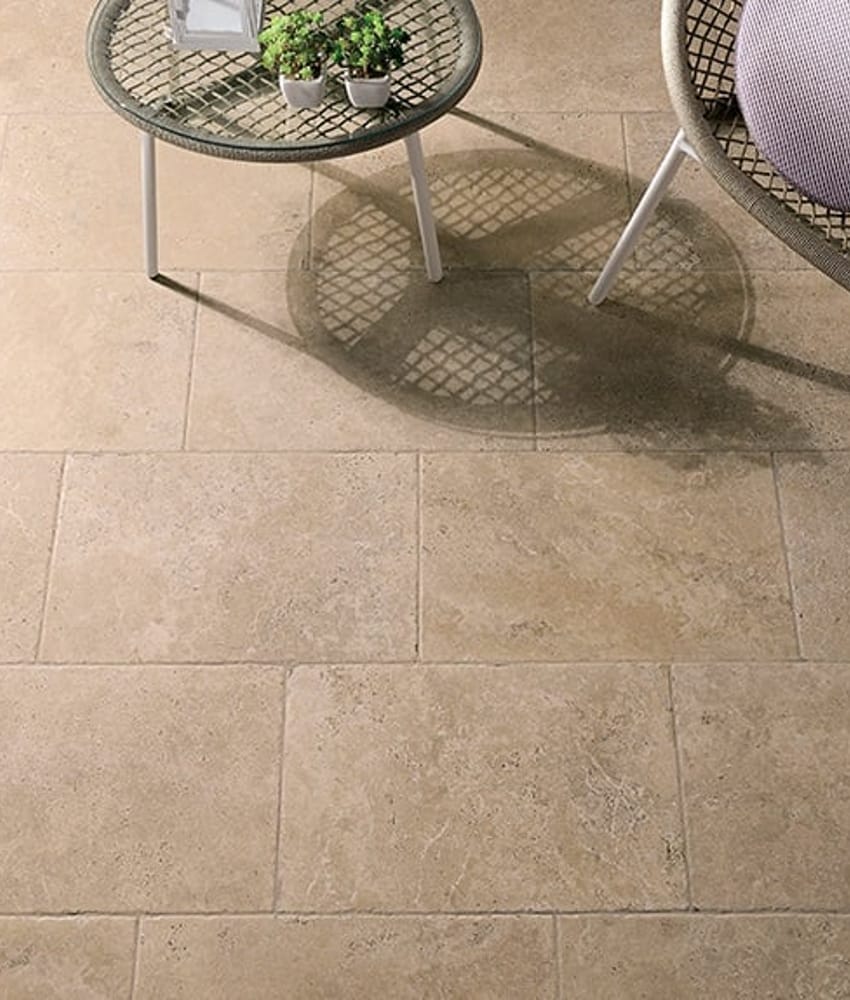 Carrelage grès cérame rectifié effet pierre AUSTRAL BEIGE ANTISLIP 60,4X90,6 - 1,641m²