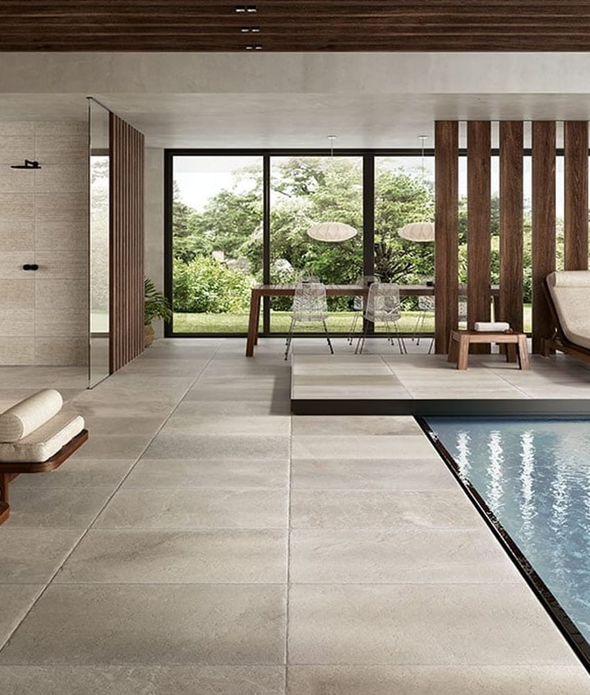 Carrelage grès cérame effet pierre MANDURAH ASH 40,8X61,4 - 1,25m²