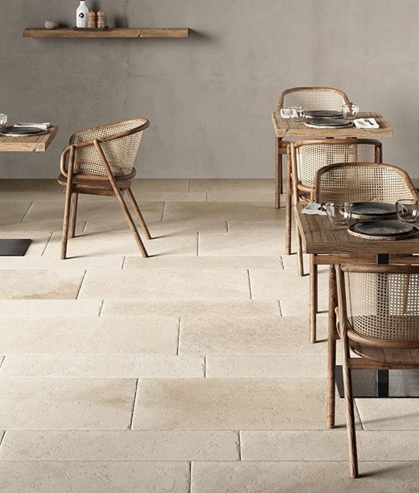Carrelage grès cérame effet pierre MANDURAH MOON ANTISLIP 2CM 60,4X90,6 - 1,64m²