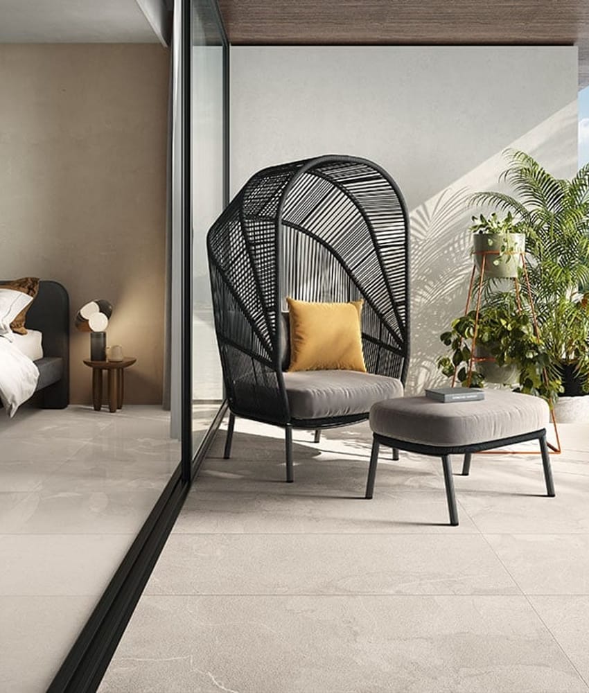 Carrelage grès cérame effet pierre MOUNT AVORIO 60X120 - 1,44m²
