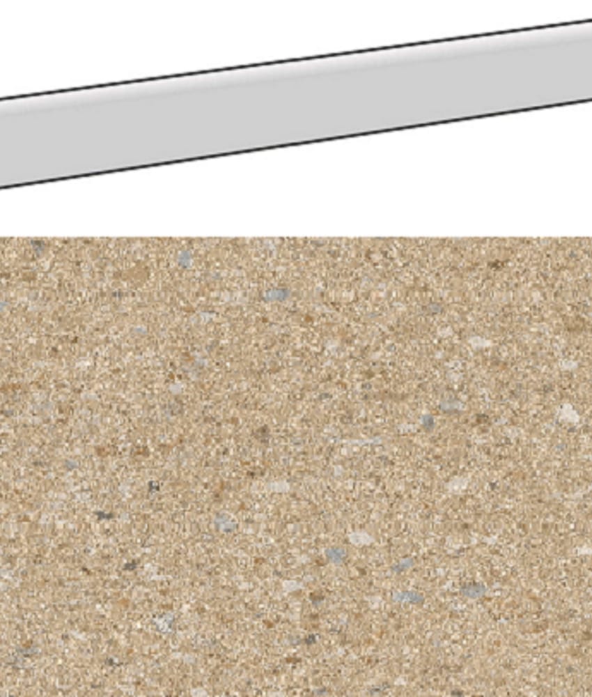 Plinthe aspect terrazzo JACEE MOSTAZA MOSTAZA  9,4X60- 1 Unités