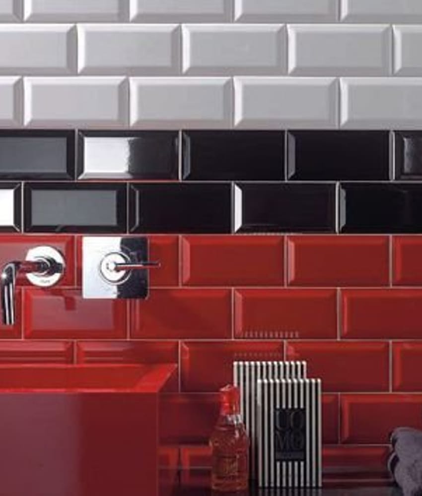 Carreaux métro Carreau métro Rouge brillant 7.5x15cm - 1m² - As de Carreaux