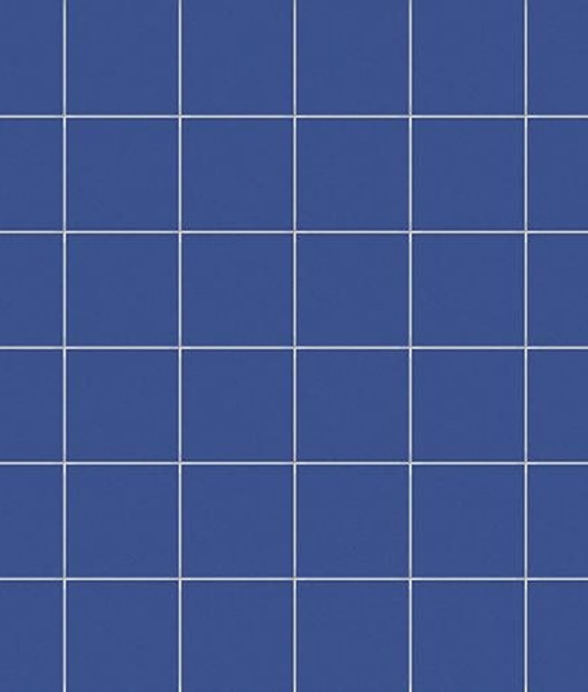 Mosaique avio bleu barbeau en gres cerame 5x5 sur trame - As de Carreaux