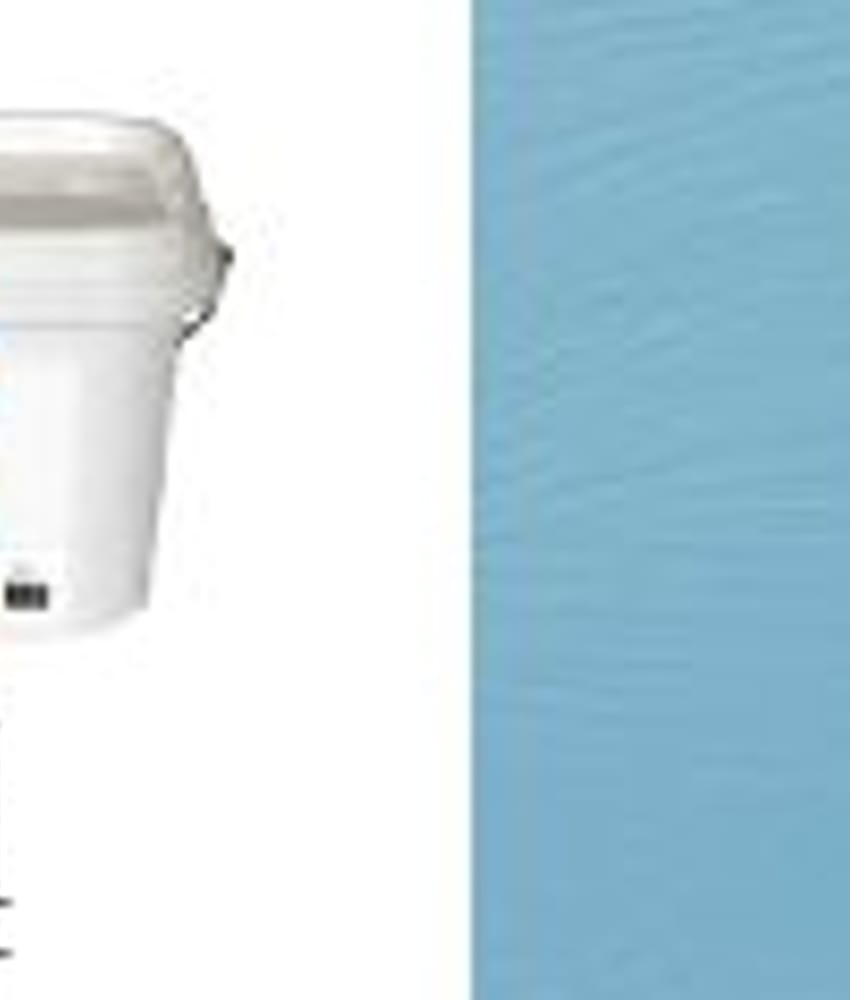 Peinture naturelle à la chaux intérieur extérieur bleu - 2,5L - As de Carreaux
