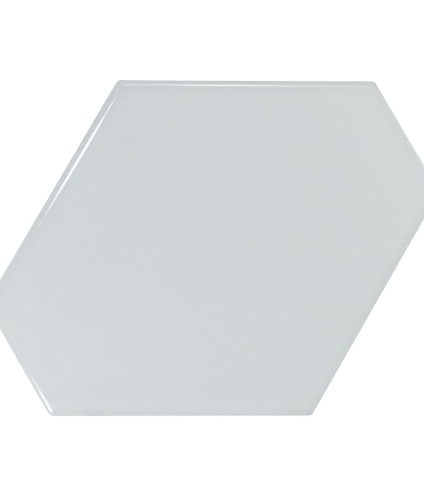 Triangles, losanges & autres formes Carreau bleu ciel brillant 10.8x12.4cm SCALE BENZENE SKY BLUE - 23830 - 0.44m² - As de Carre