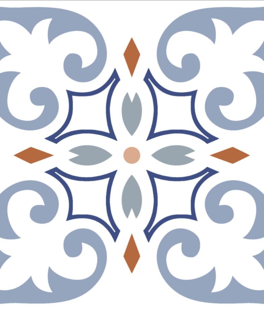 Carrelage interieur pas cher Carrelage style ancien ciment LOUVRE COLOURS 20x20 cm - 1m² - As de Carreaux