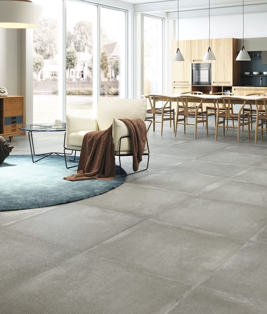 Carrelage aspect béton GRIFFON GREY rectifié R10 60x60 cm - 1.08m²