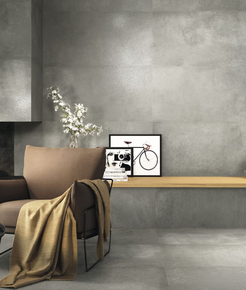 Carrelage aspect béton GRIFFON GREY rectifié R10 60x60 cm - 1.08m²