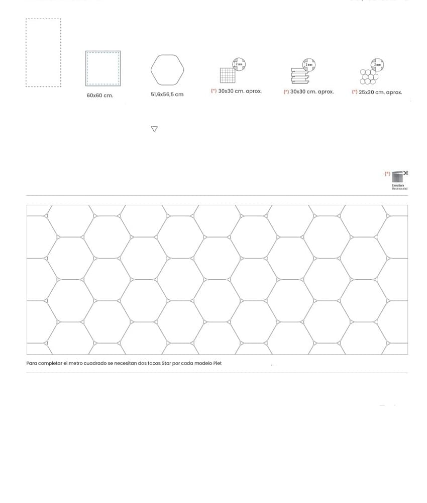 Carrelage effet béton beige sans dimensions détaillées dans une présentation technique et schématique