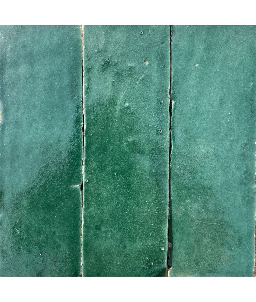 Véritable bejmat de fabrication artisanale VERT 4.5X14 - 0.56 m²