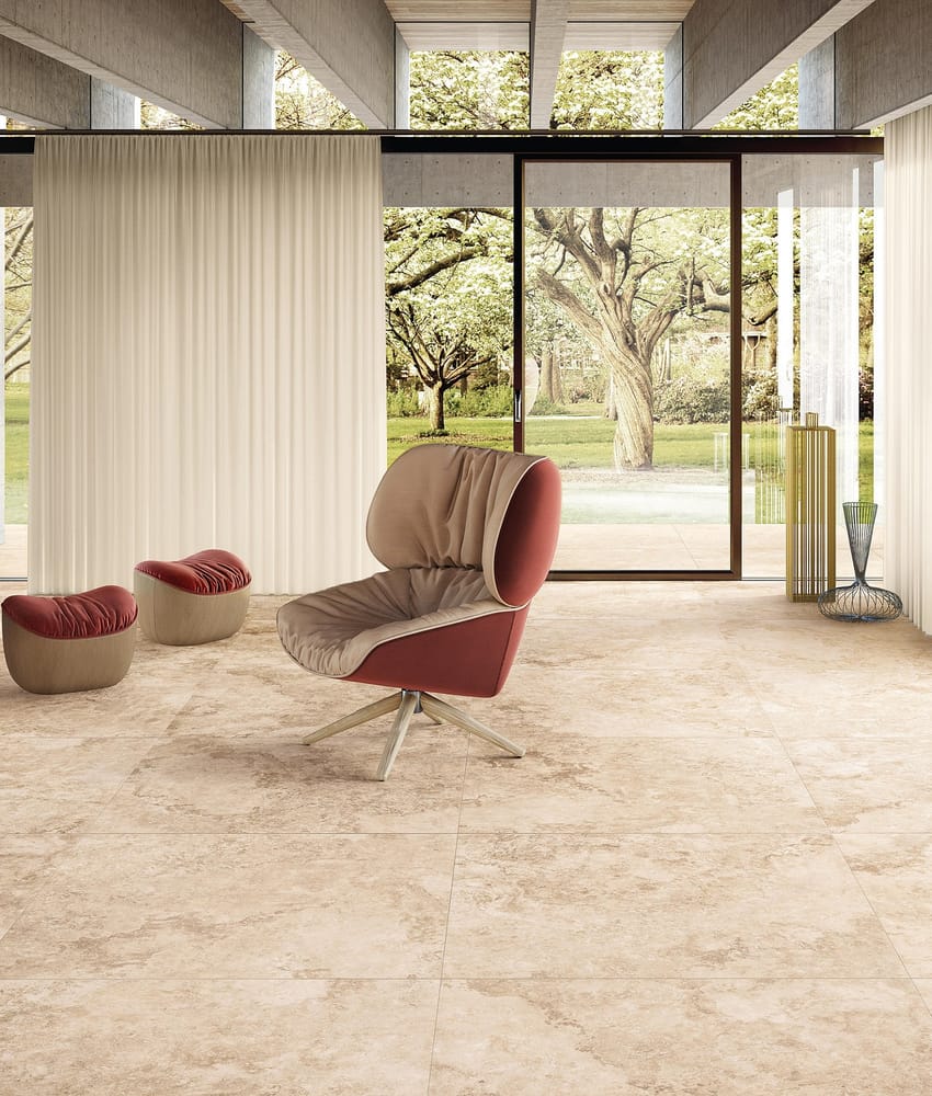 Carrelage imitation pierre OXNOR BEIGE R10 - 60X120 - 1,44 m²