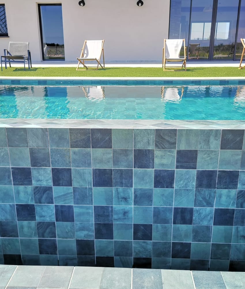 Carrelage style piscine tropicale EDEN BALI 33X33 cm - 1m²