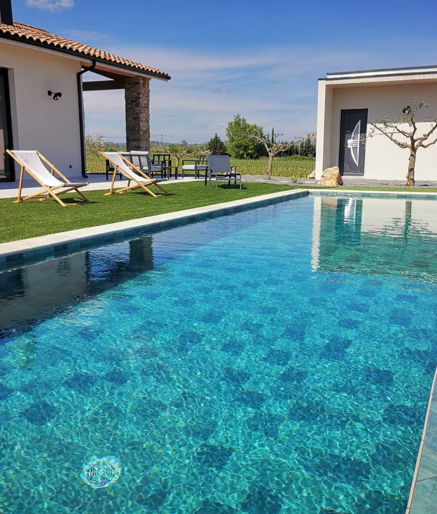 Carrelage style piscine tropicale EDEN BALI 33X33 cm - 1m²