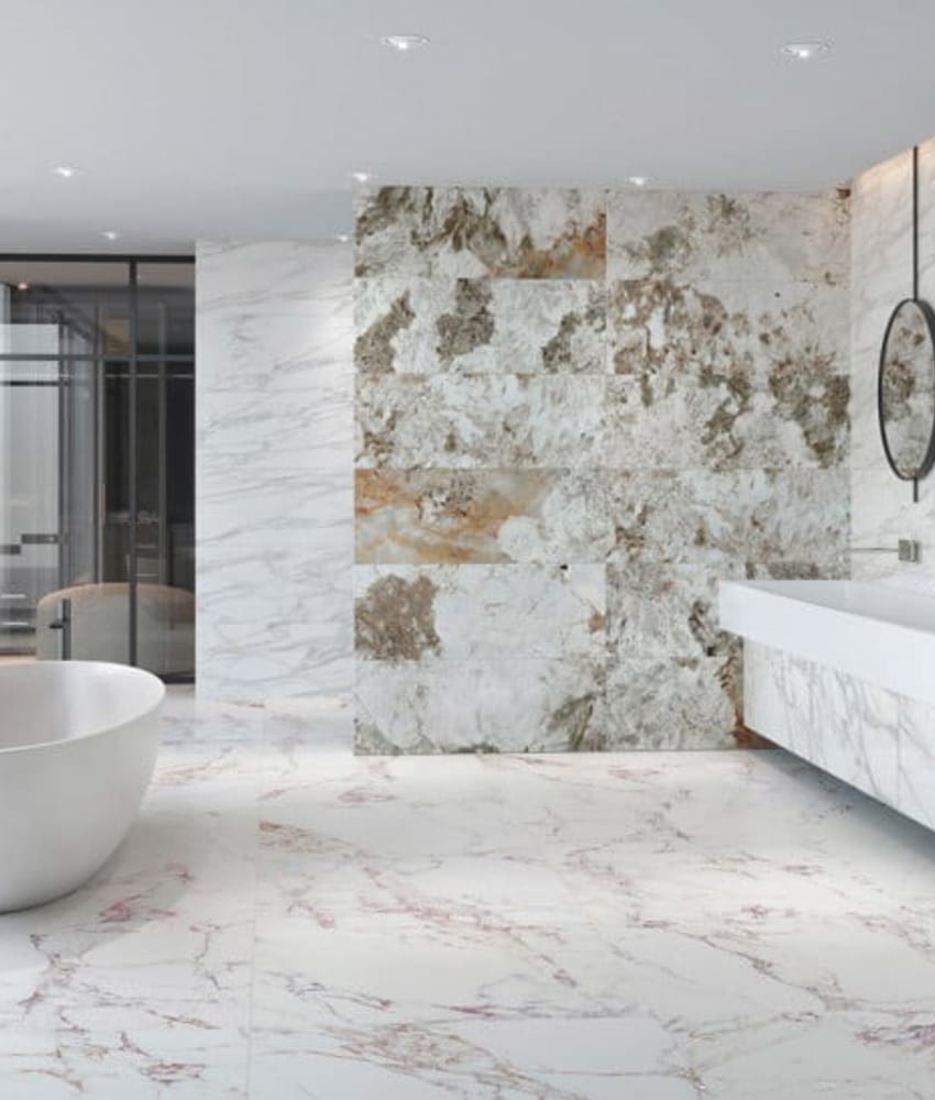 Faience très grand format BURGOS WHITE GLOSSY 45x120- 2,13 m²