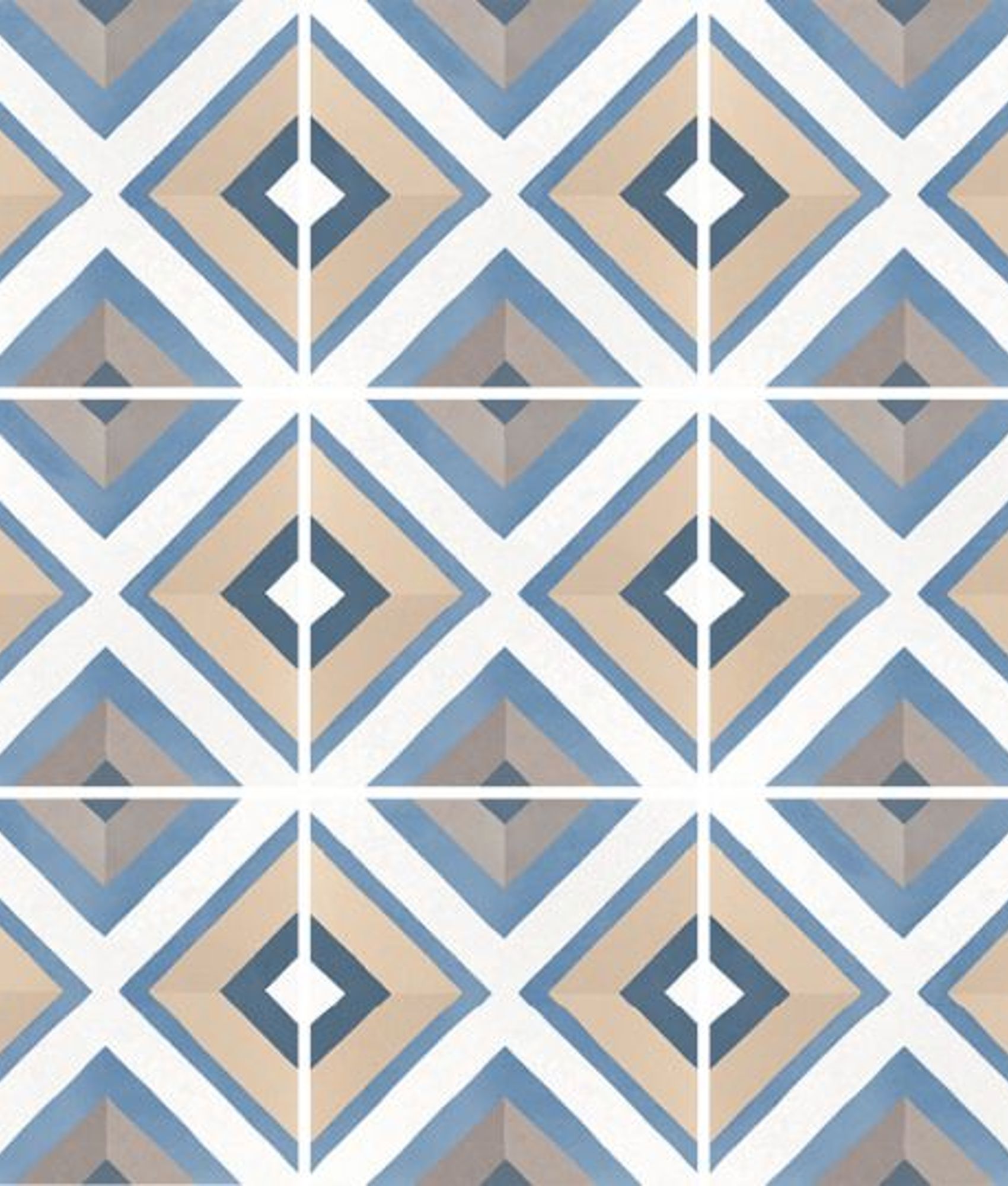 Carreaux de ciment imitation Carrelage imitation ciment 20x20 cm CAPRICE DECO SQUARE COLOURS - 1m² - As de Carreaux