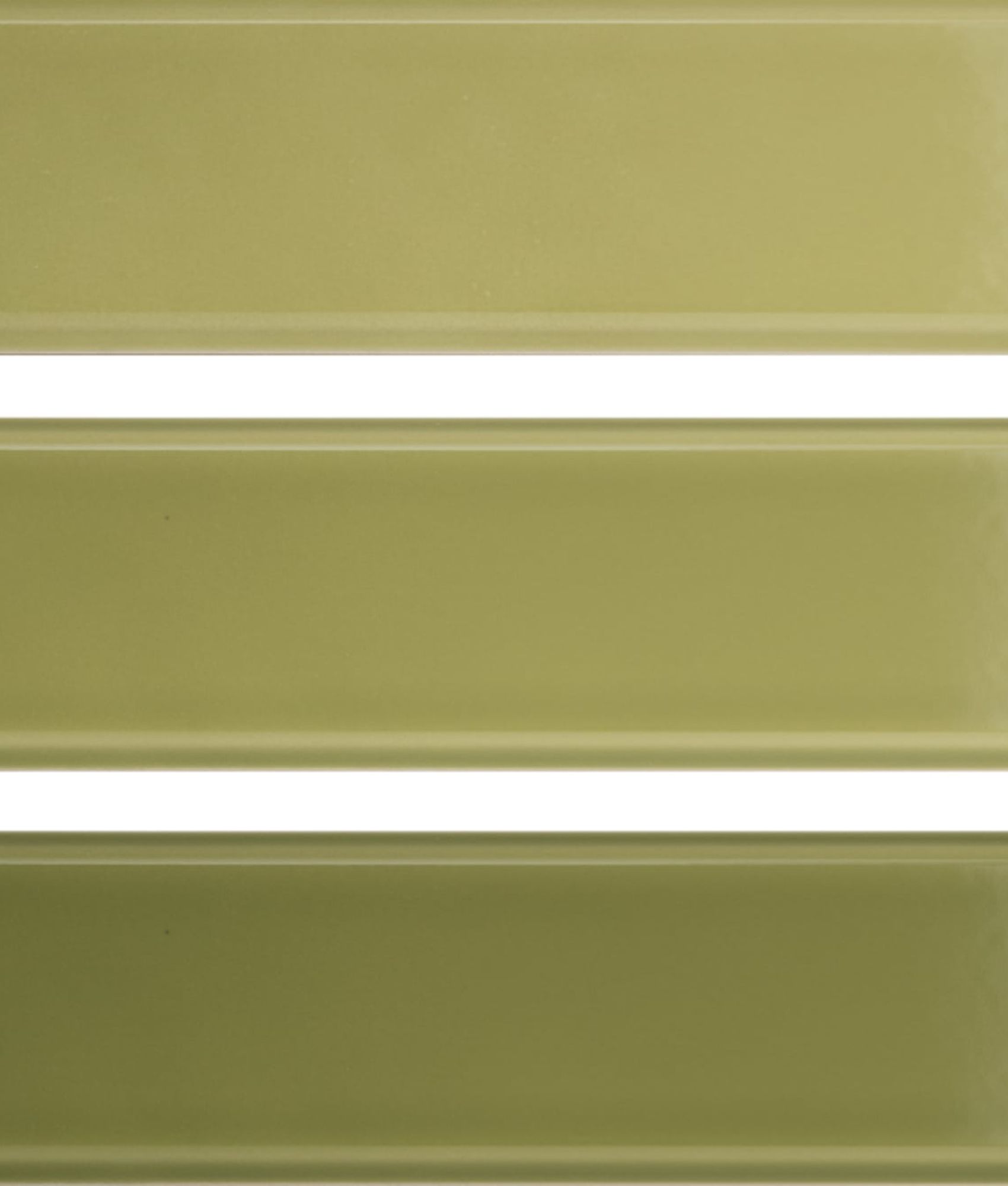 Faience colorée et unie brillante THIN VERDE LUCIDO - 5x25 - 0,5 m²