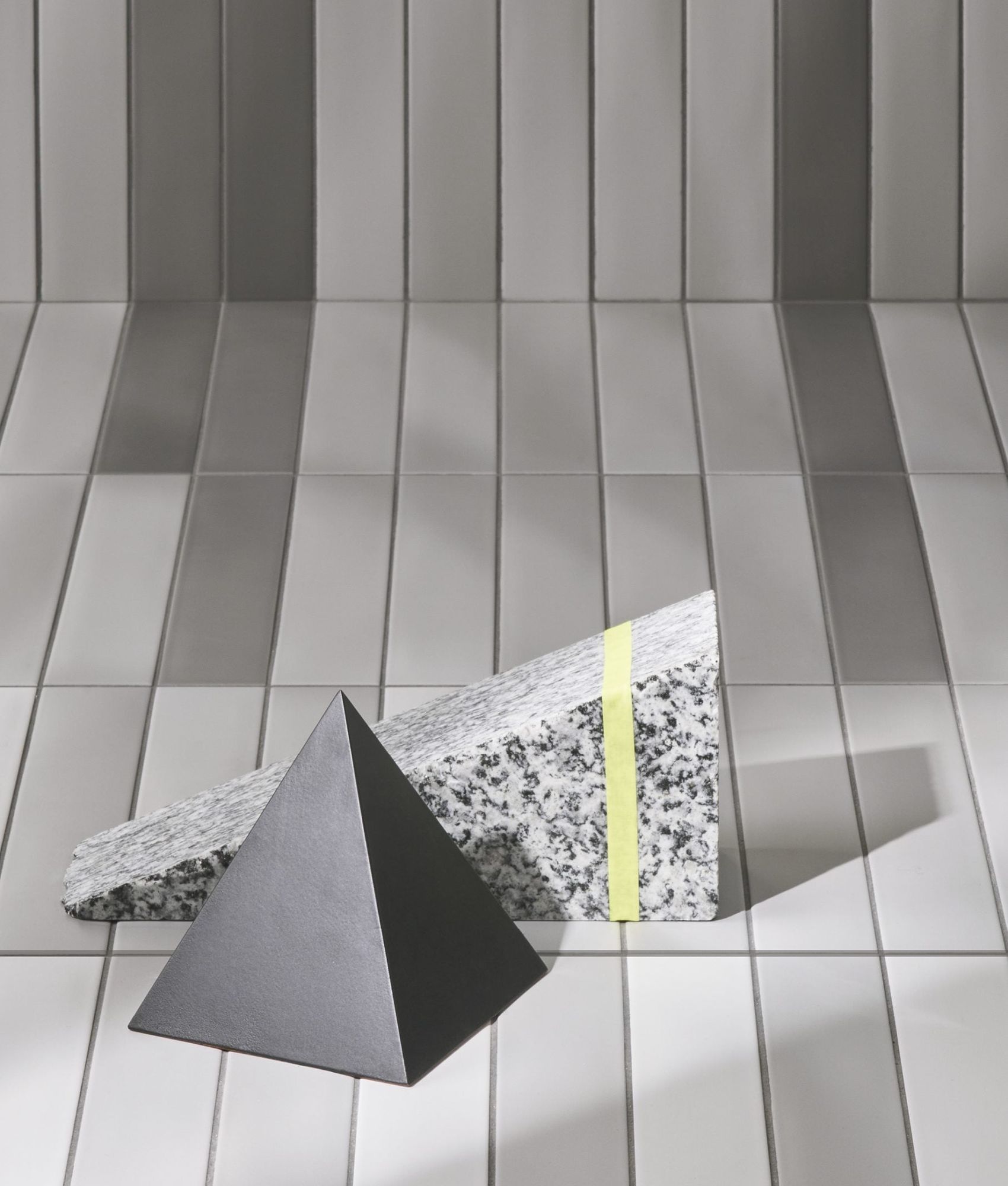 Faience colorée et unie PANAMA GRIGIO - 6X37 - 1 m²