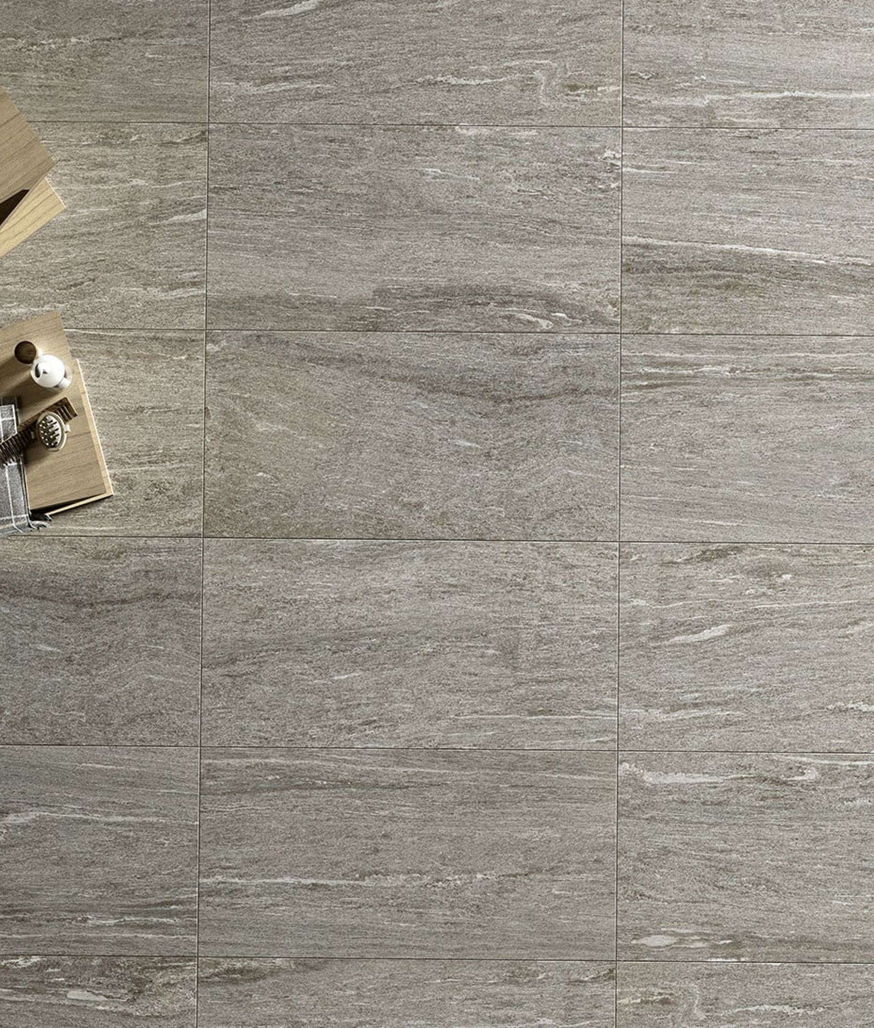 Carrelage grès cérame effet pierre DALLON GREY 30X60 - 1,08m²