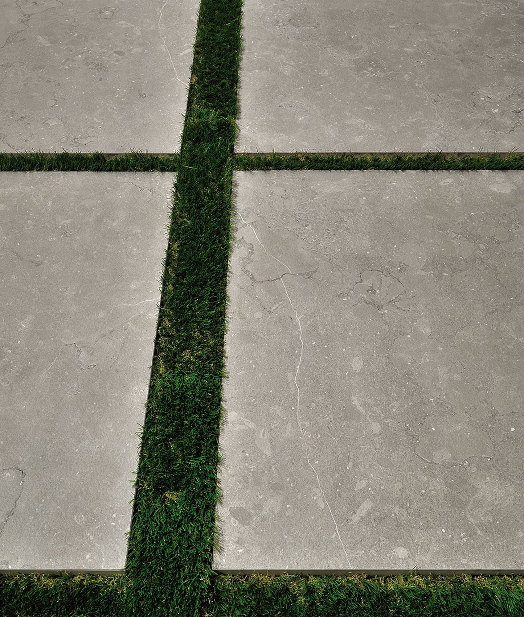 Carrelage grès cérame effet pierre LAROCHE LIGHT GREY 60X120 - 1,44m²