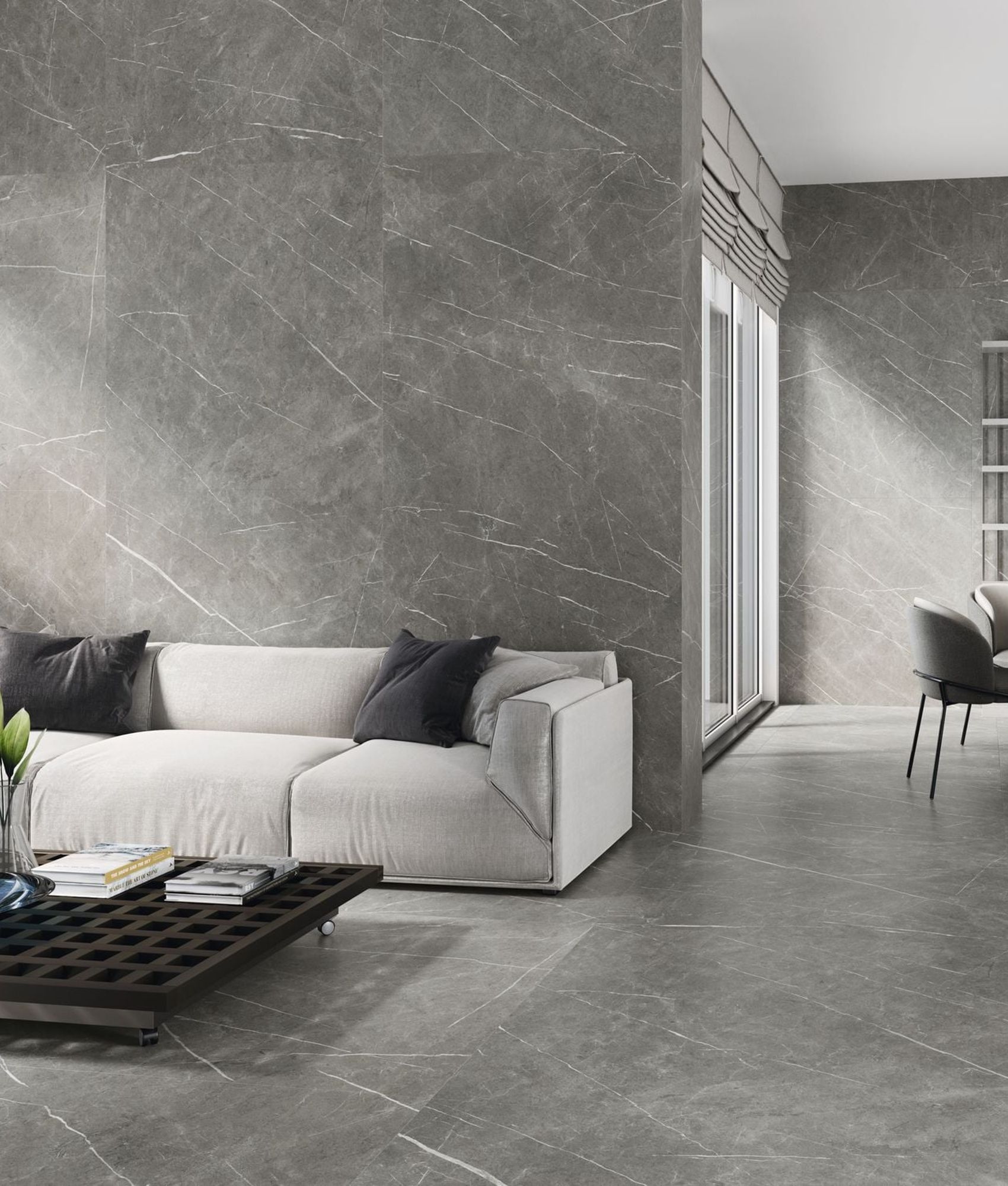 Carrelage imitation marbre ETERNEL DARK 60X60 - 1,08m²