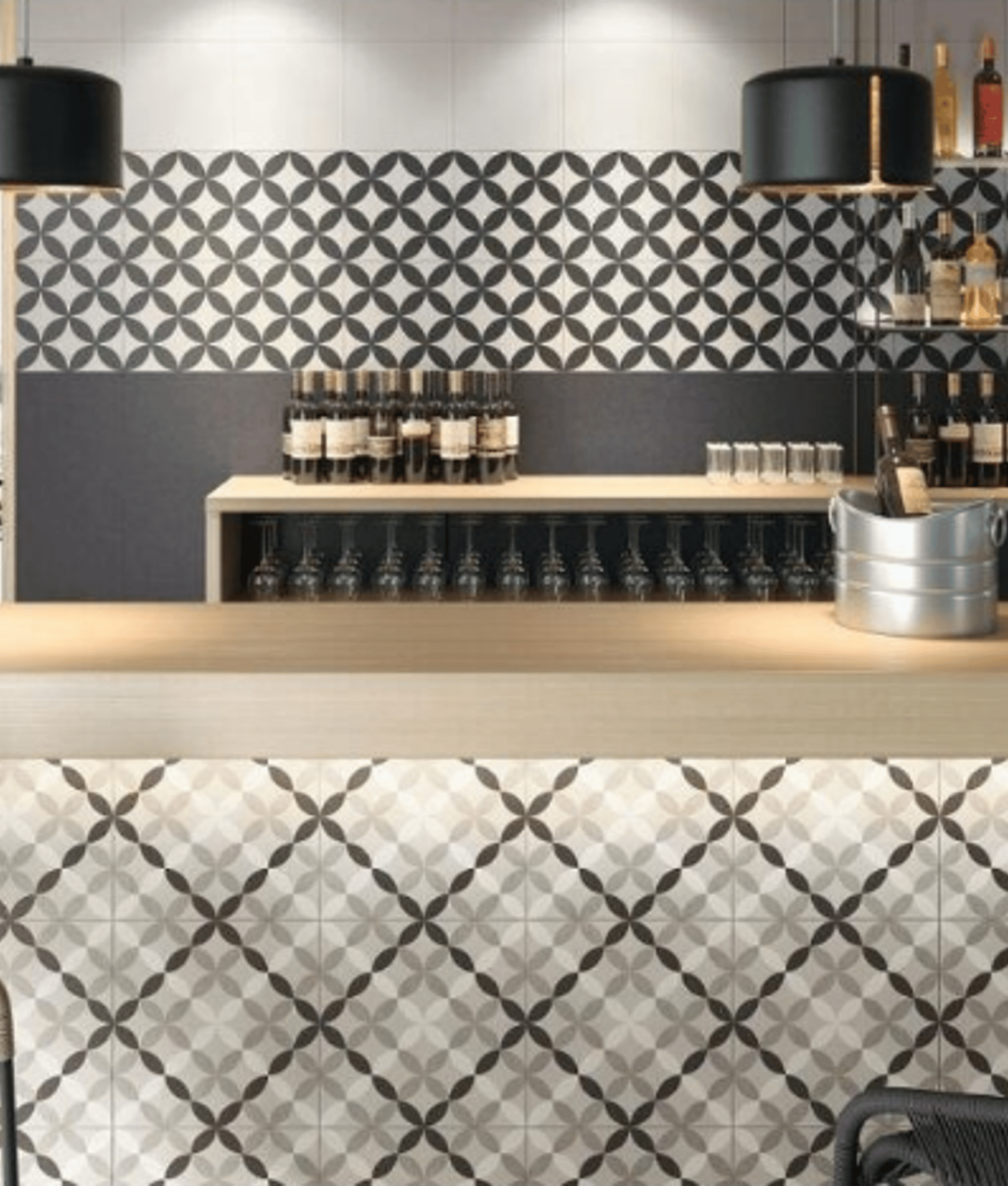 Carreaux de ciment véritable MERRION 7180-1-1 - 20X20 - 0,48 m²