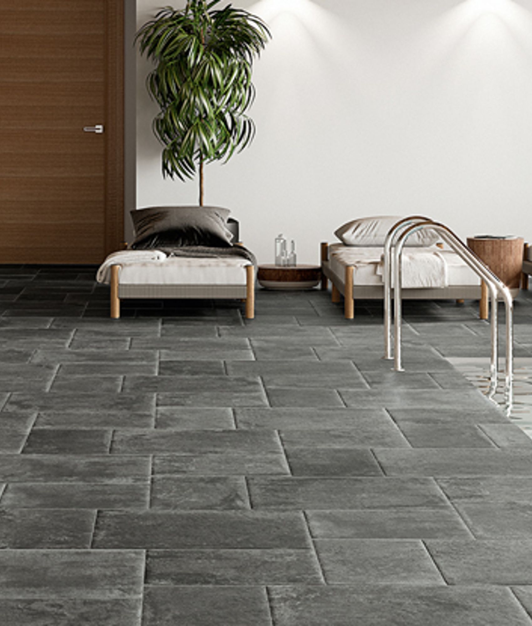 Carrelage couleur terre cuite CALLOT GREY - 20X20 - 1 m²