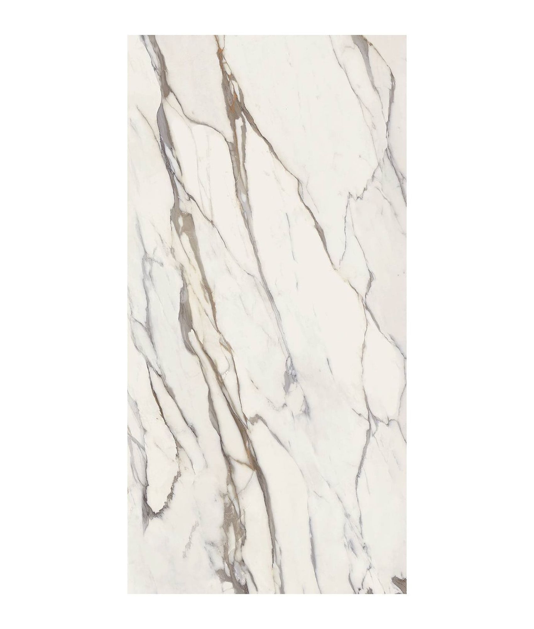 Carrelage effet marbre grand format CALACATTA GOLD POLI - 120X120 - 1,44 m²