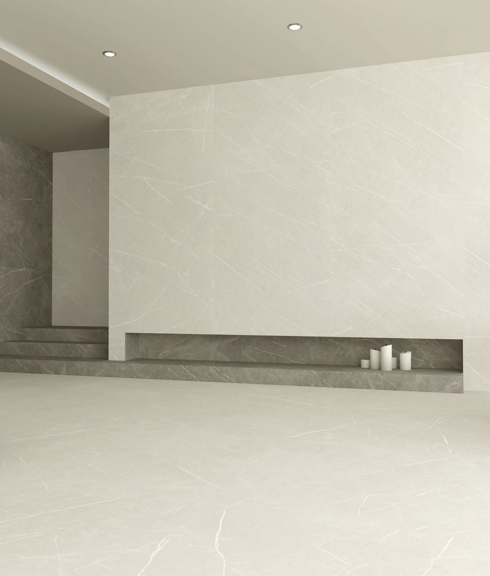 Carrelage imitation marbre ETERNEL CREAM 120X120 - 1,44m²