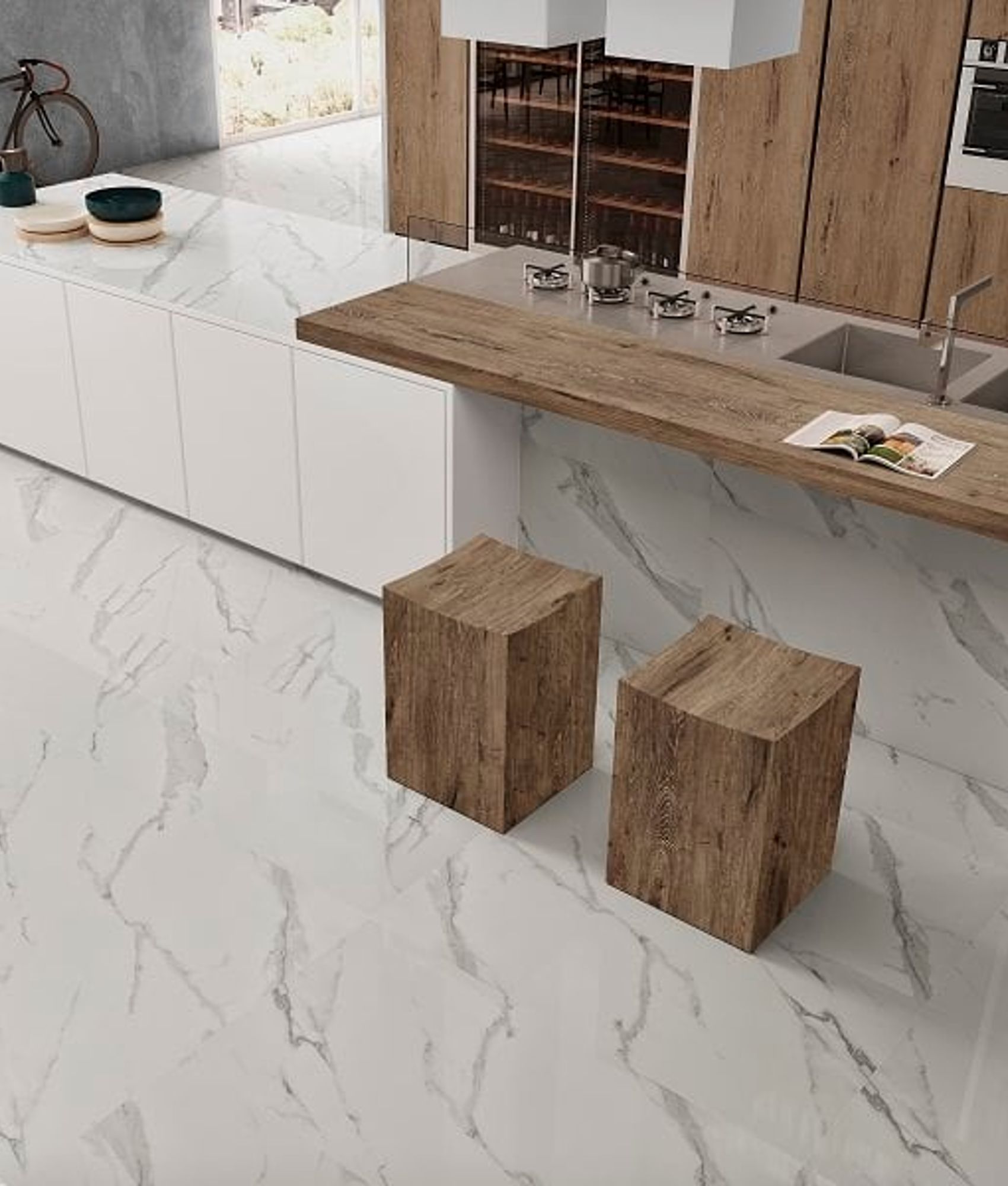 MARMO STATUARIO 60X60 - 1,44 m²