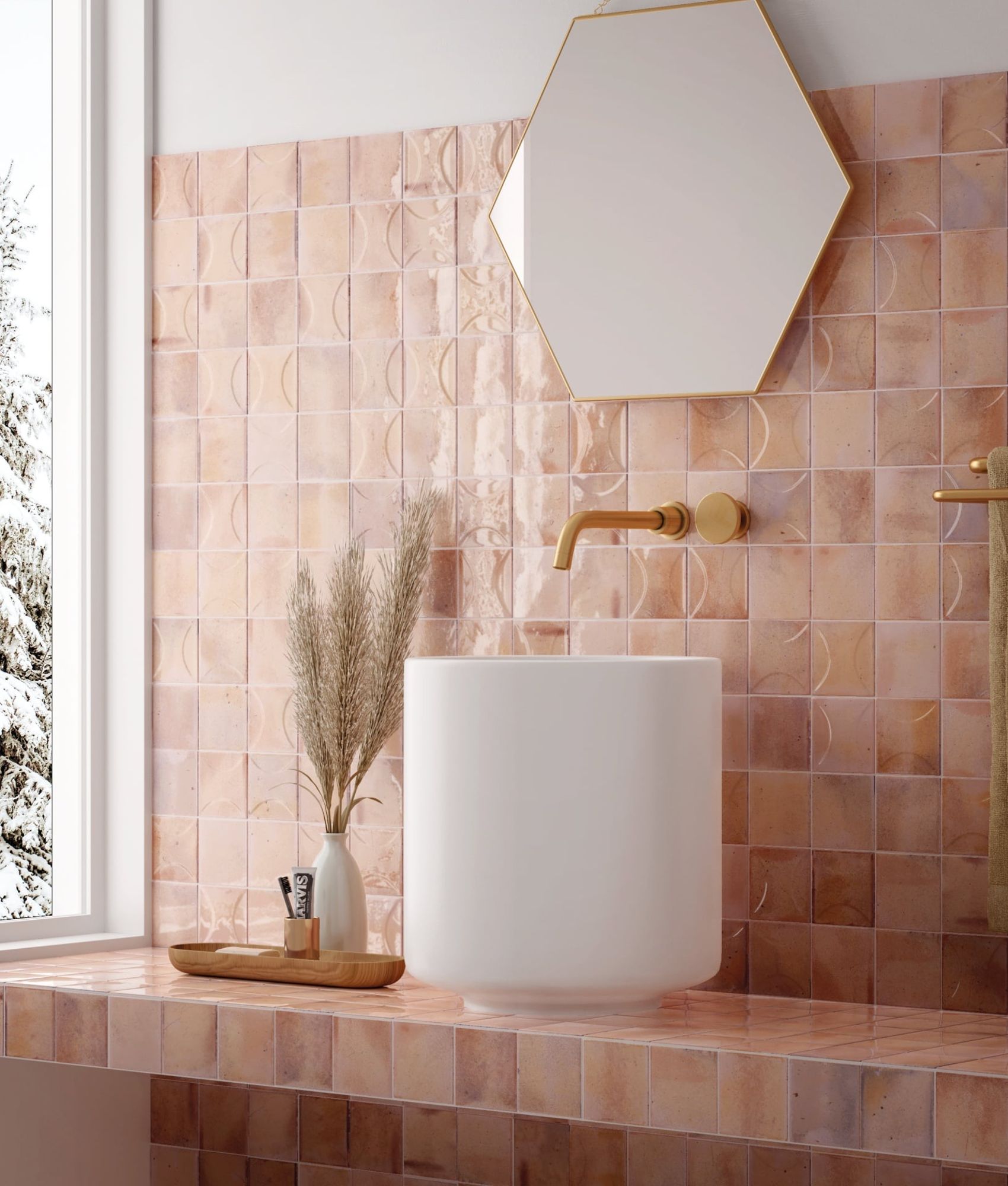 HALMI ARCO PINK 10X10 - 0,5 m²