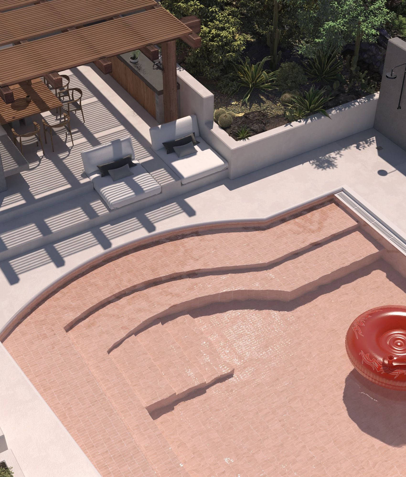 Carrelage grès cérame petit format CORTA ORCHARD PINK MATT - 5X15 - 0,5 m²