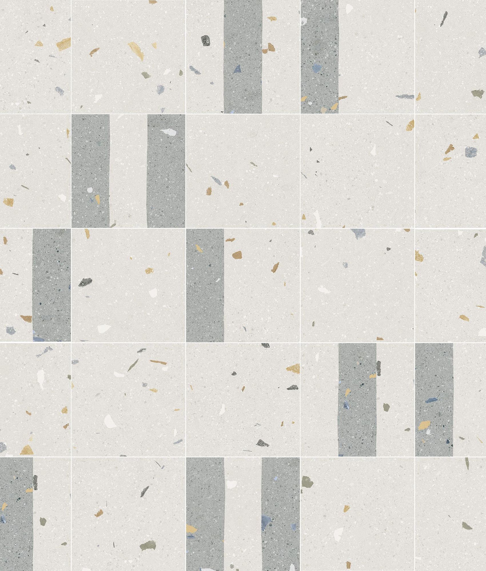Carrelage effet terrazzo COMINO GRANOLA ARANDANO - 20X20 - 1 m²