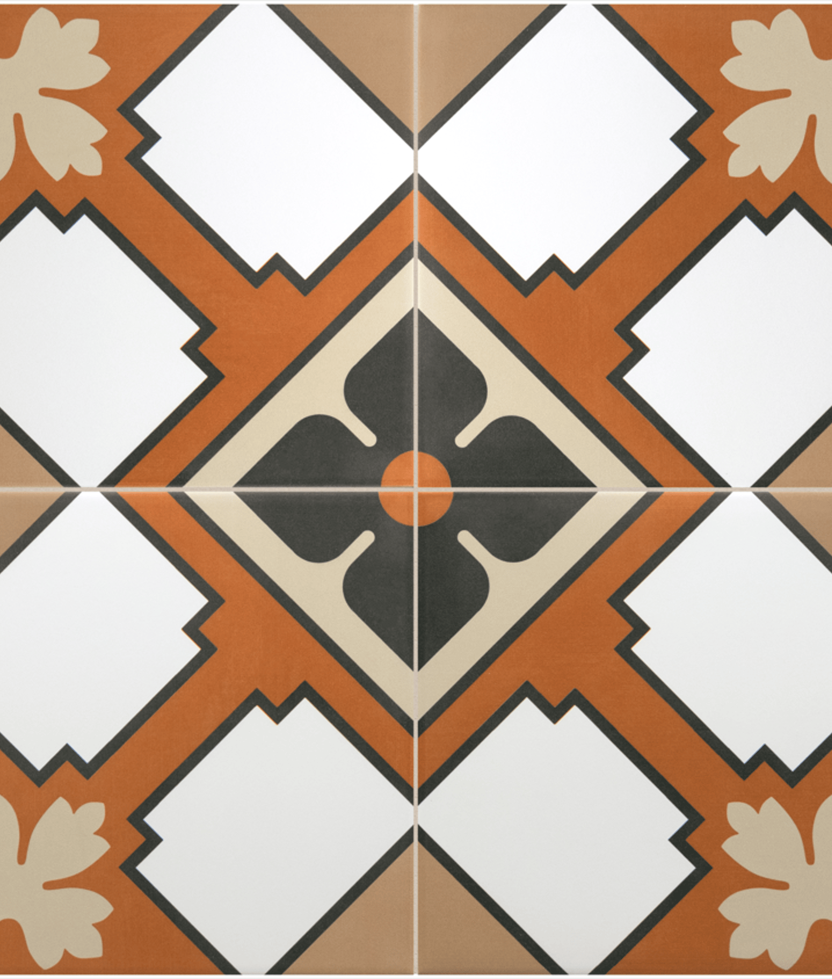 Carrelage effet carreau ciment  RIZOLI TURIN 20X20 - 1 m²