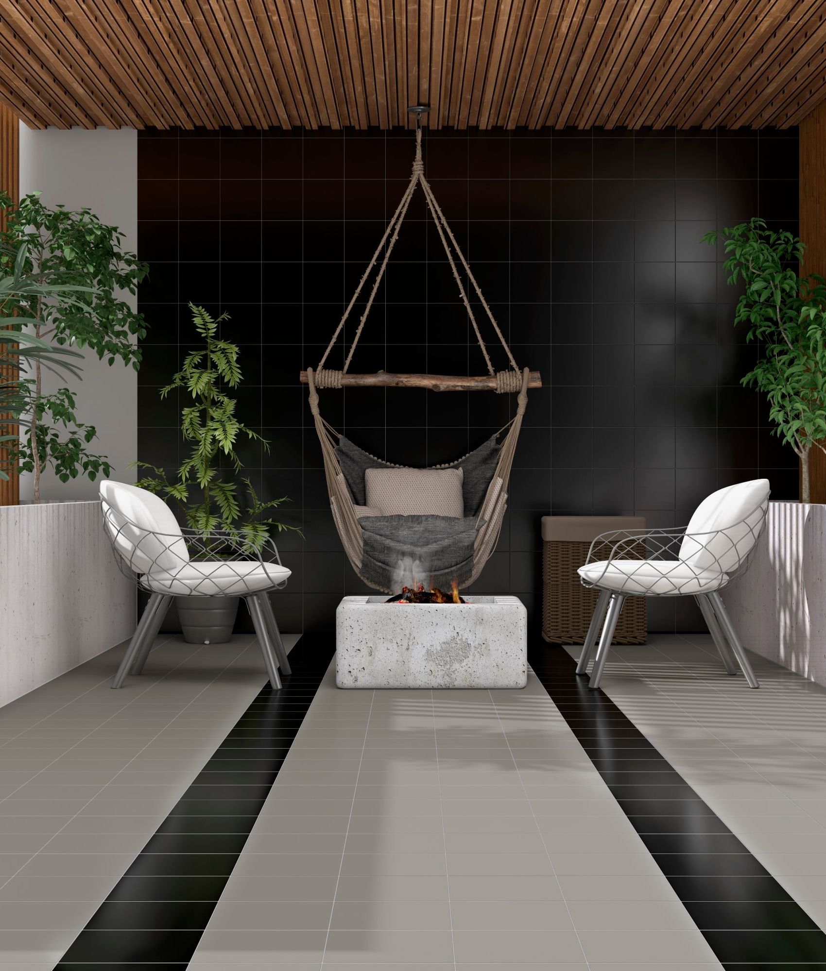 Carrelage coloré CRISP LAVA 20x20