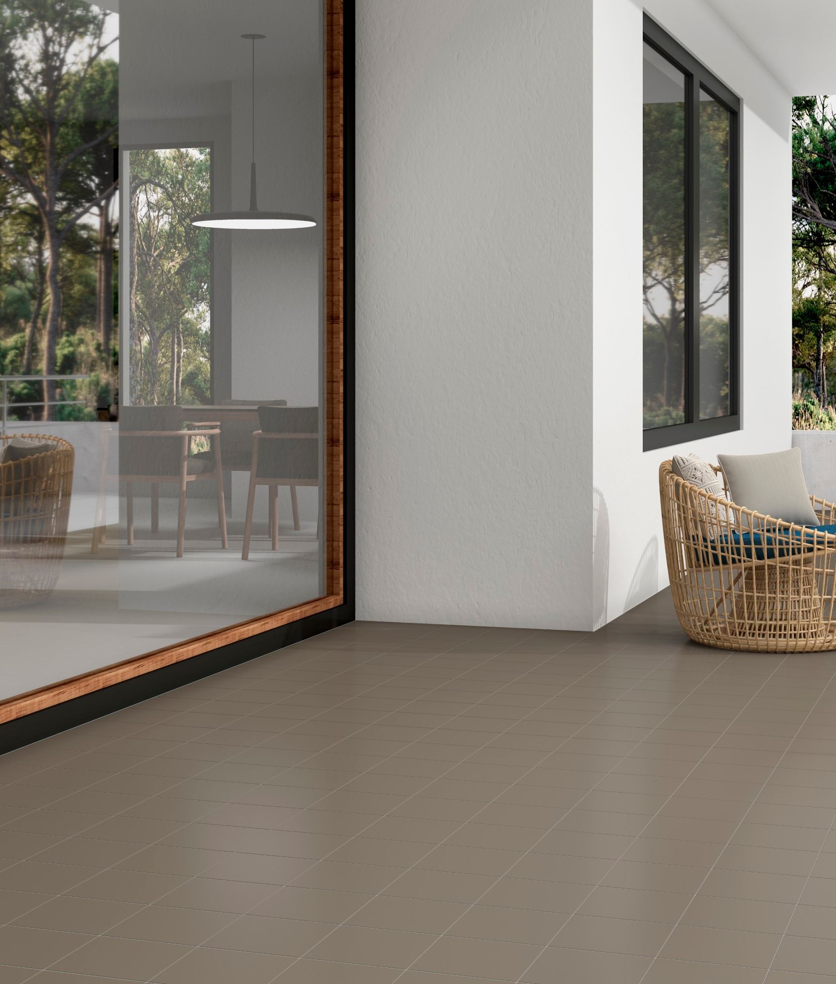 Carrelage coloré CRISP OYSTER 20x20