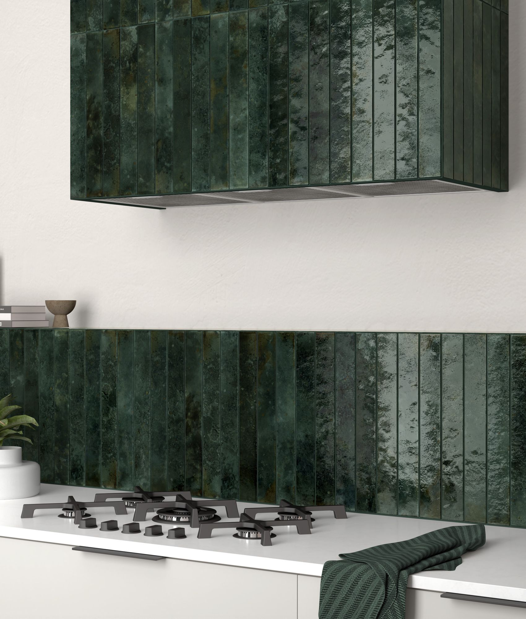 Carrelage effet Zellige BORA ISLE OF PINES 5x40 cm - Cuisine - Intérieur - Mur