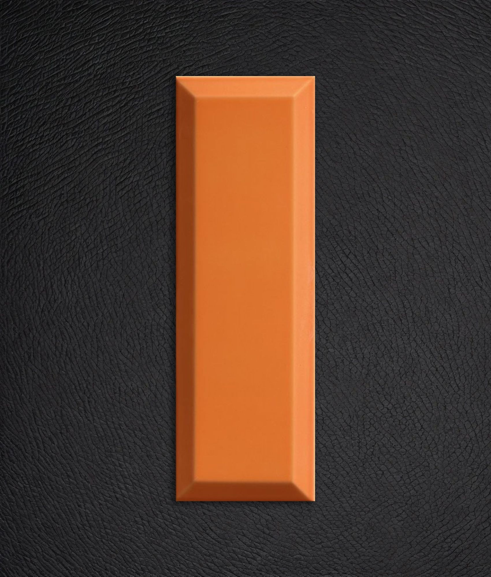 Carreaux métro Carrelage Métro biseauté 10x30 cm naranja orange brillant - 1.02m² - As de Carreaux