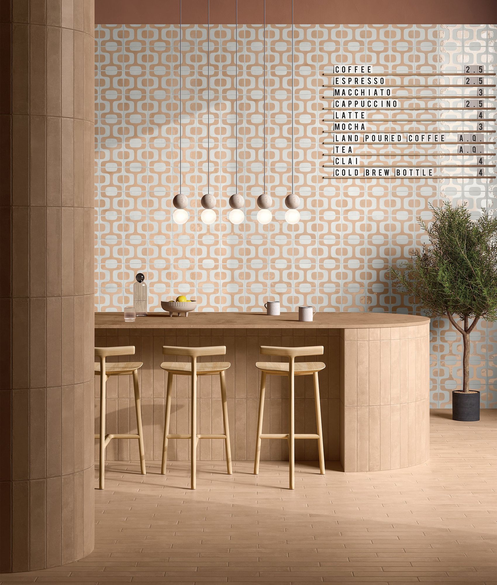 Carrelage aspect chic LE MARAIS TERRA BRICK 7,5x40 cm