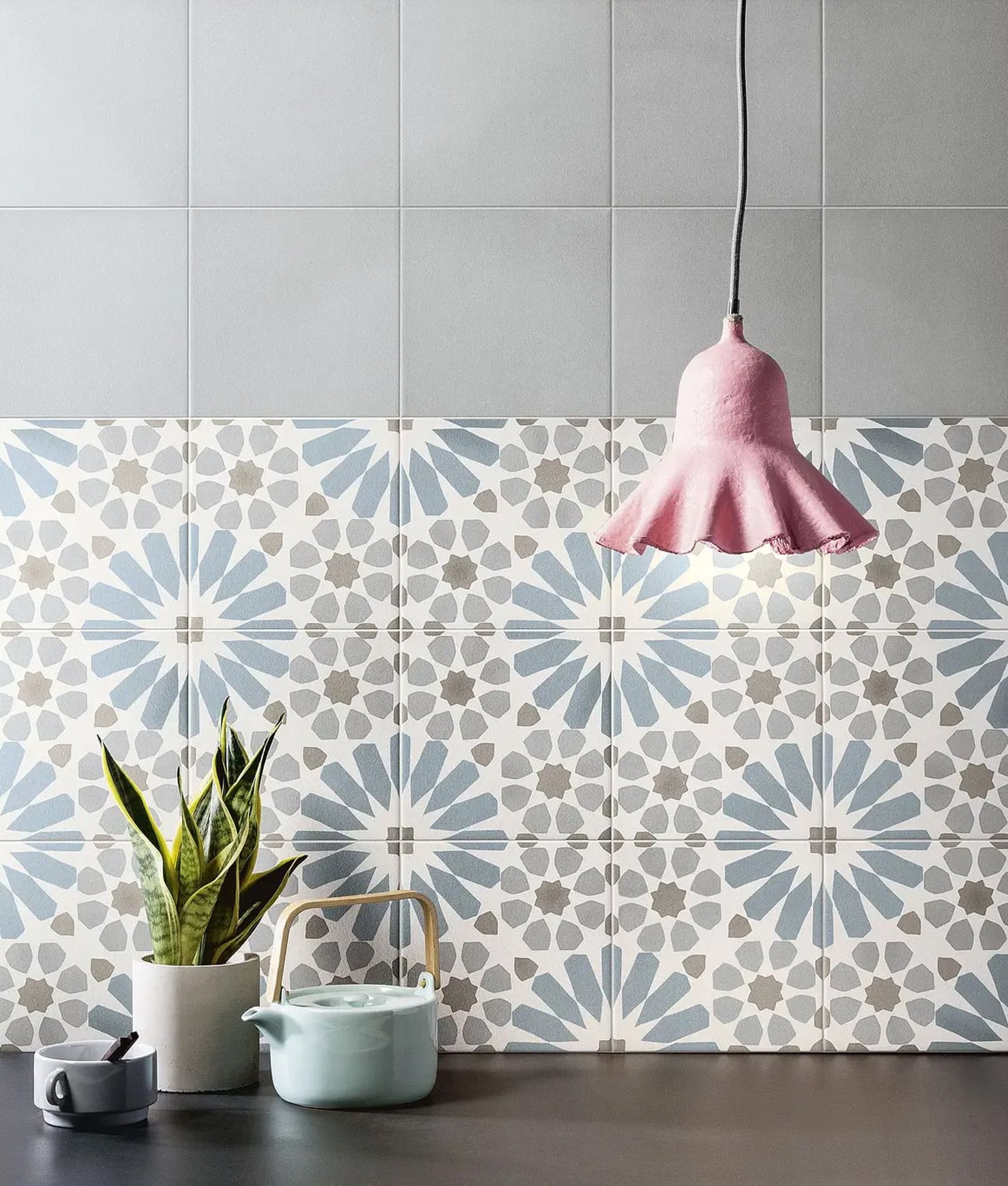Carrelage DECO GREY 20x20 Inspiration scandinave