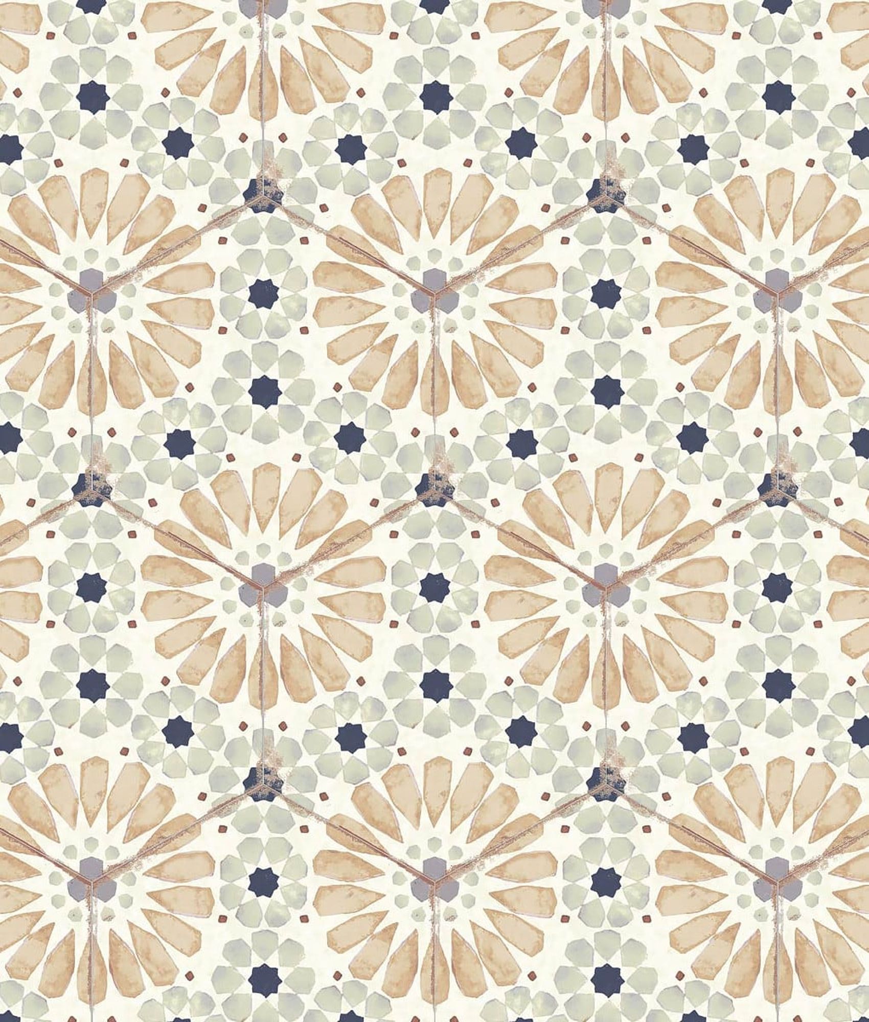 Carrelage tomette 21x25 cm BENGALINE HANNA