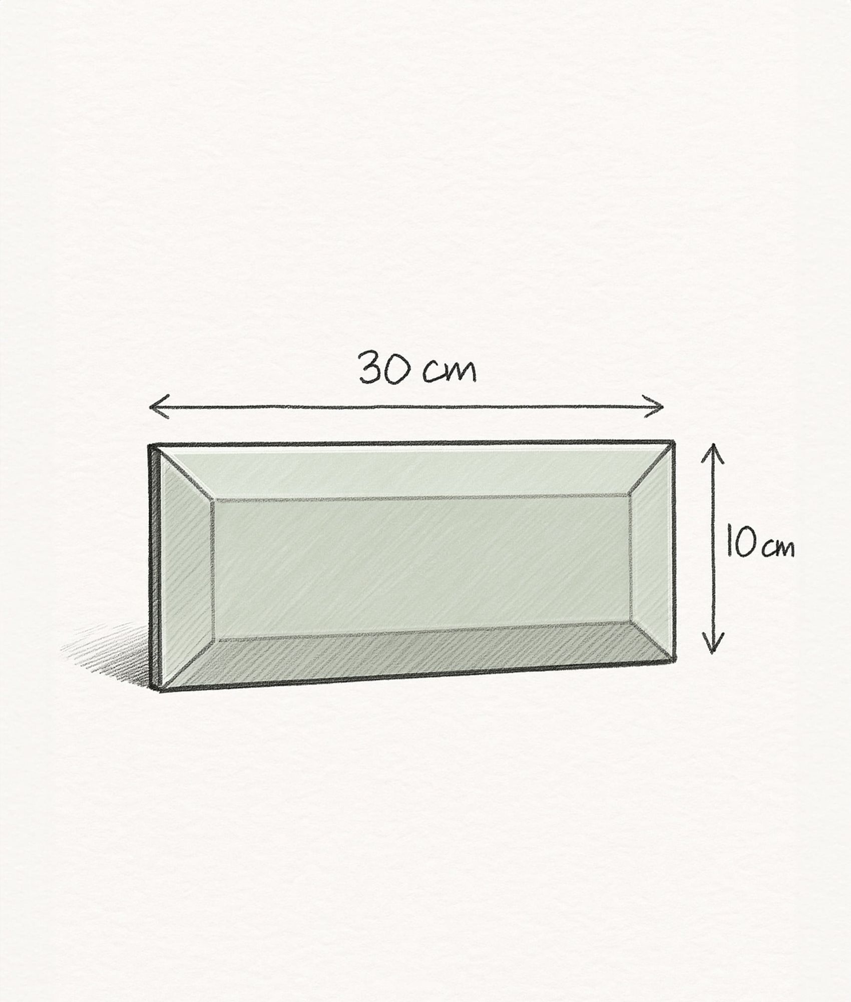 Carreaux métro Carrelage Métro biseauté 10x30 cm ACQUA brillant - 1.02m² - As de Carreaux