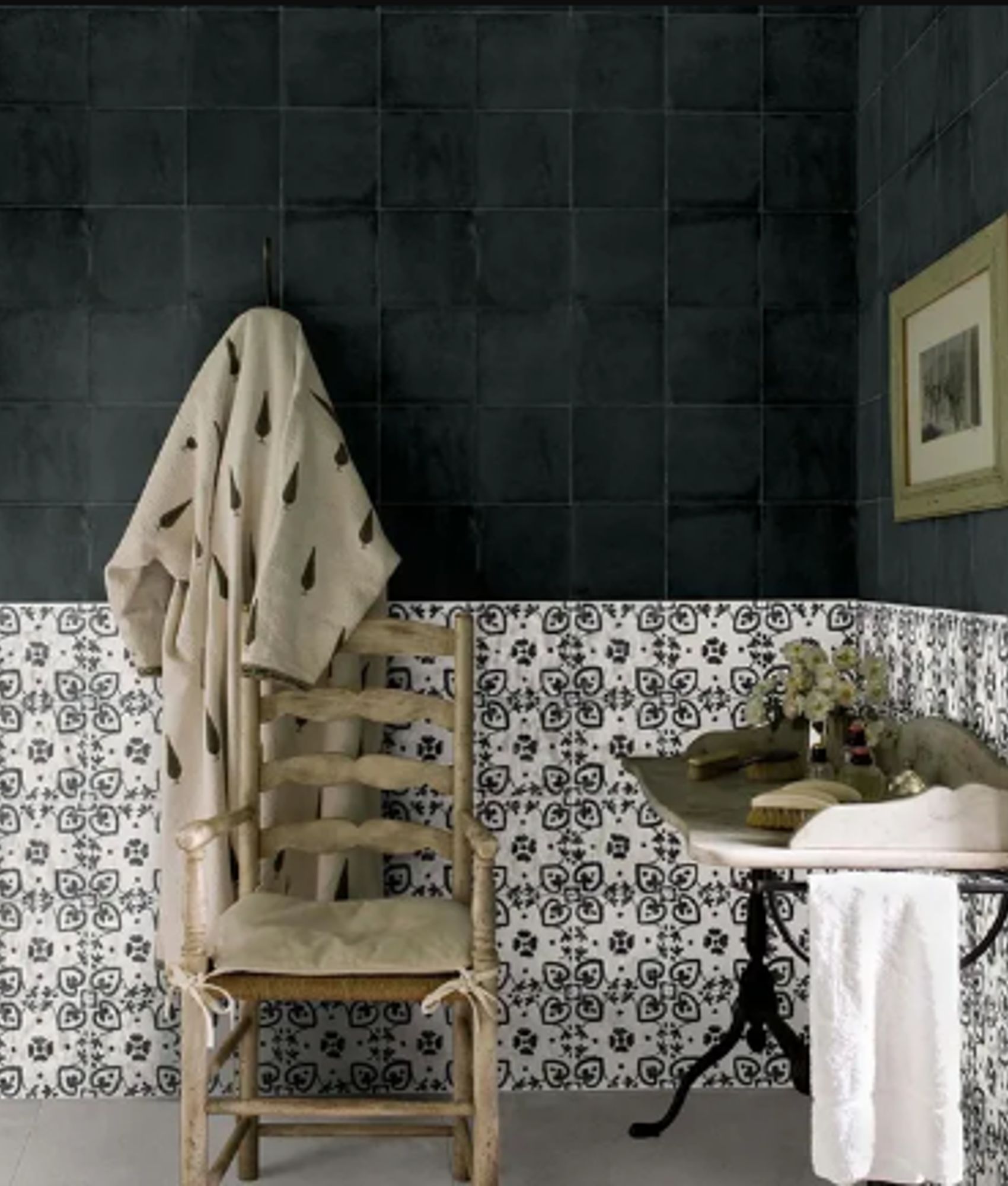 Lot de 7 m² - Carrelage uni noir 20x20 cm TORBA MATT