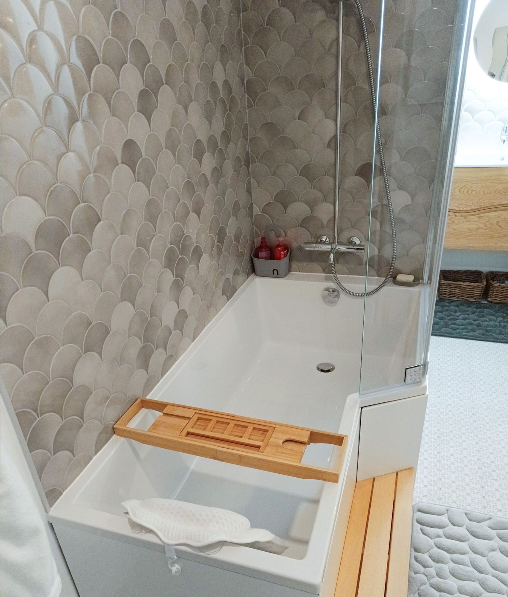 Faïence écaille SQUAMA MIST 12.7x6.2