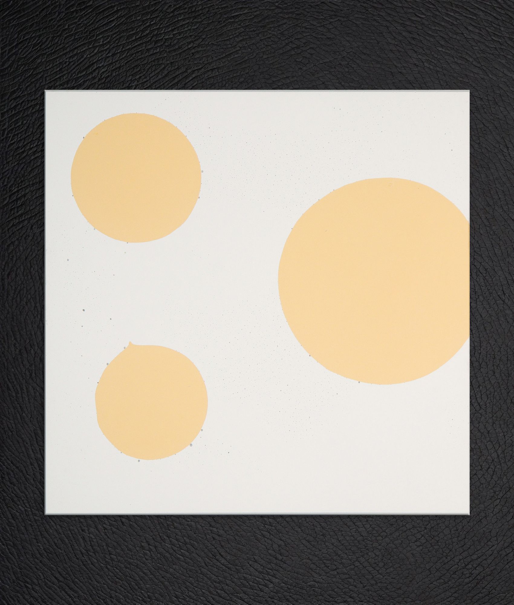 Carrelage imitation ciment LE CERCLE JAUNE PÂLE 20x20 cm