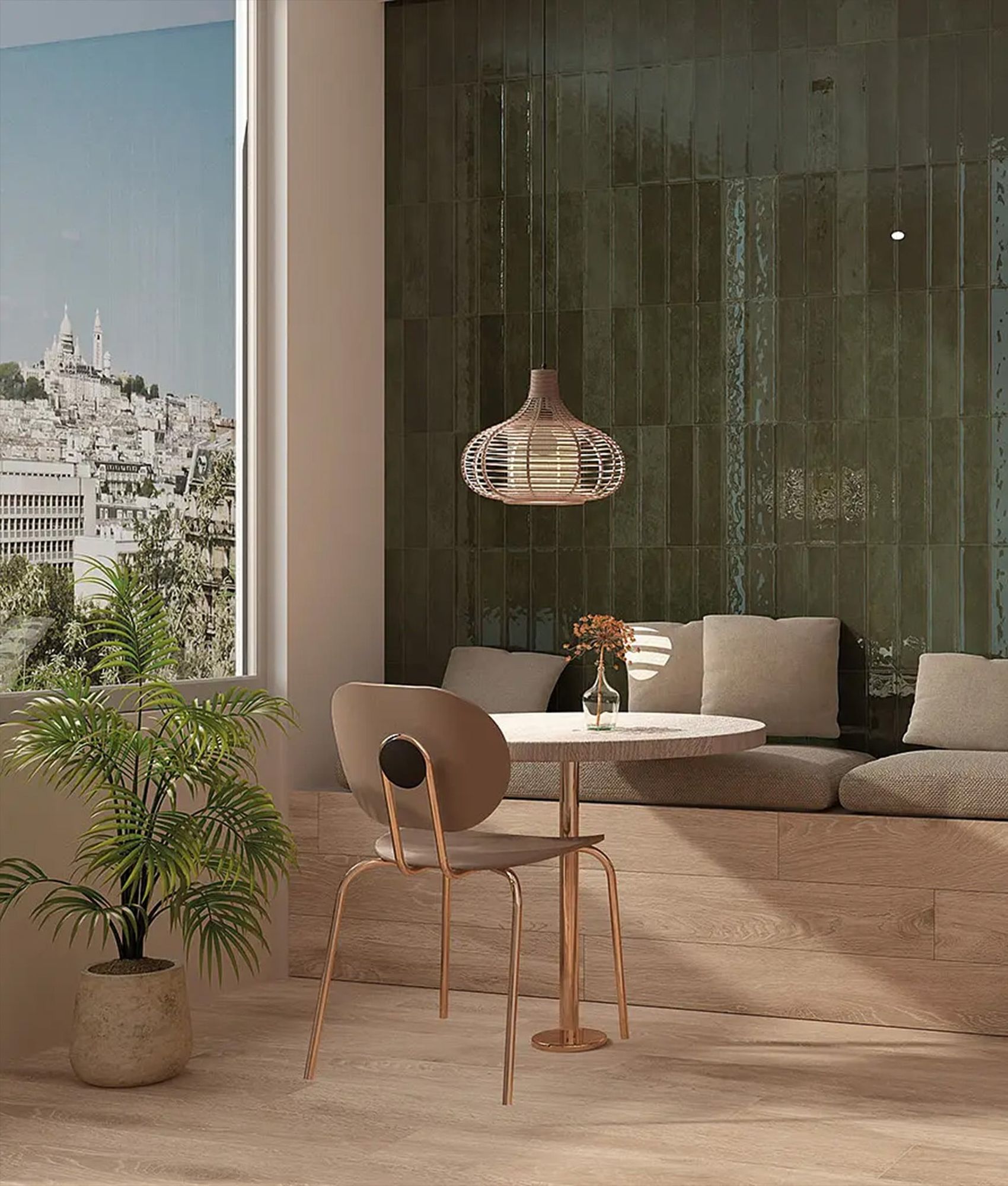 Faience zellige NERTA OLIVA 7,5X30 - 0,56 m²